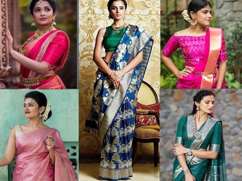 Pin by Arna on Sarees | Wedding blouse designs, Unique blouse designs, Half saree  designs