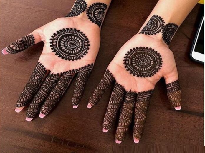 Stylish Gol Tikki Mehndi Design Latest | Very Easy Mehndi Designs |Simple  Henna Mehndi Design - YouTube