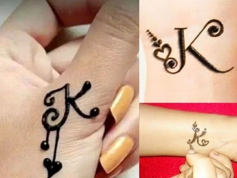 Replying to @nadiranajifa N letter mehndi tattoo #mehndidesign #mehndi... |  TikTok