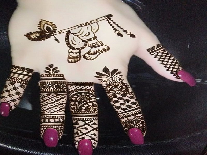 20+ Pretty Krishna Janmashtami Mehndi Designs 2019 | Mehndi art designs, Mehndi  designs, Unique mehndi designs