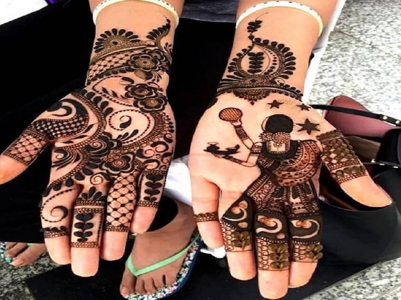 Heena applying rate in delhi ncr on karwa chauth 2021- करवाचौथ पर मेंहदी के  महत्व के चलते मेंहदी लगाने का बिजनेस भी करवाचौथ के कुछ दिन पहले से ही फलने  फूलने लगता