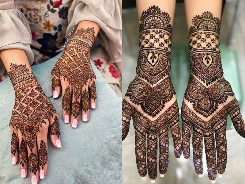 Simple Mehndi Designs: Have not yet applied mehndi on your hands on Navratri,  see these latest designs immediately...