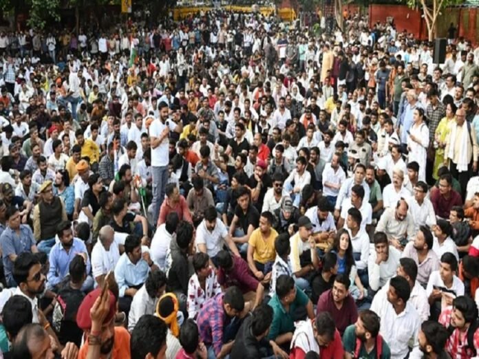 Reservation Protest Delhi