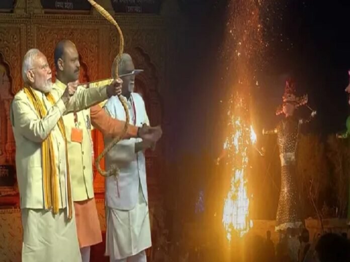 PM Modi IP Extension Dussehra